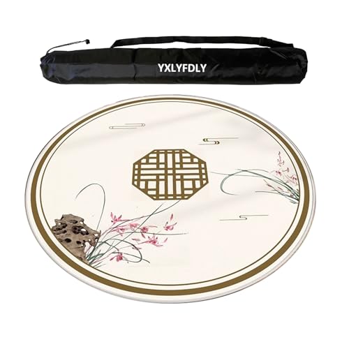 YXLYFDLY Mahjong-Tischdecke aus weichem Kristallsamt, leise und geräuschreduzierend, mit Tragetasche, große Spielmatte für Poker, Karten, Brett, Legespiele (100 cm) von YXLYFDLY
