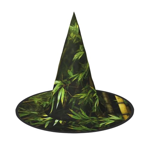 YXLymxDAMAI Bambus Halloween Hexenhut - Schwarzer Hexenhut Geeignet für Halloween Kostümpartys und Rollenspiele von YXLymxDAMAI