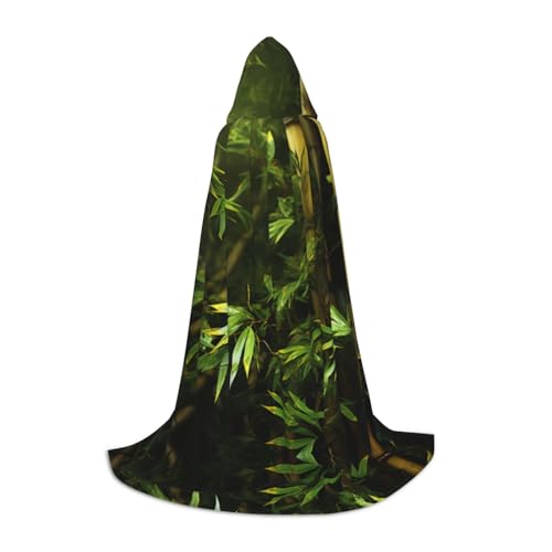 YXLymxDAMAI Bambus-Halloween-Umhang mit Kapuze – Cosplay-Umhang, Kostüm, Kapuzenuniform, Schwarz YXLymxDAMAI Bambus-Halloween-Umhang mit Kapuze – Cosplay-Umhang, Kostüm, Kapuzenuniform, Schwarz von YXLymxDAMAI