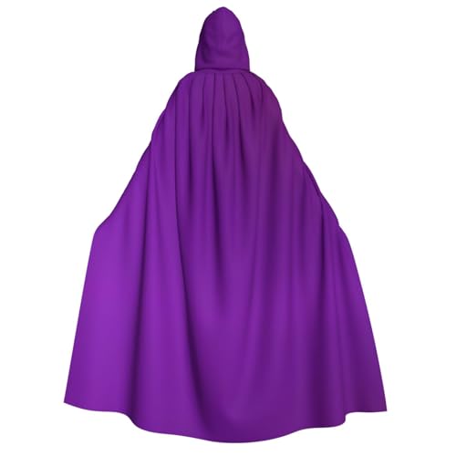 YXLymxDAMAI Dunkelvioletter Kapuzenumhang für Damen und Herren – perfekt für Halloween, Kostümpartys, Cosplay, Schwarz, Weiß YXLymxDAMAI Dunkelvioletter Kapuzenumhang für Damen und Herren – perfekt für Halloween, Kostümpartys, Cosplay, Schwarz, Weiß von YXLymxDAMAI