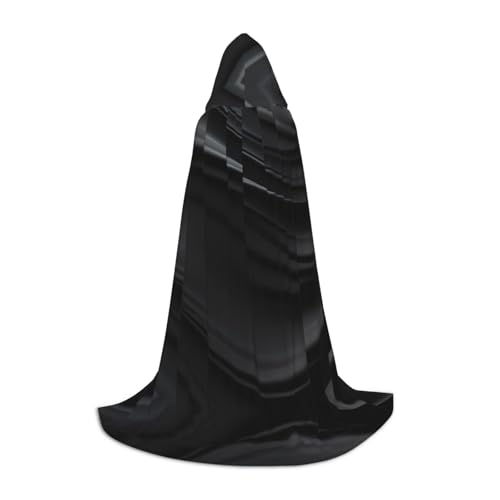 YXLymxDAMAI Macroblite Halloween-Umhang mit Kapuze – Cosplay-Umhang, Robe, Kostüm, Kapuzenuniform, Schwarz von YXLymxDAMAI