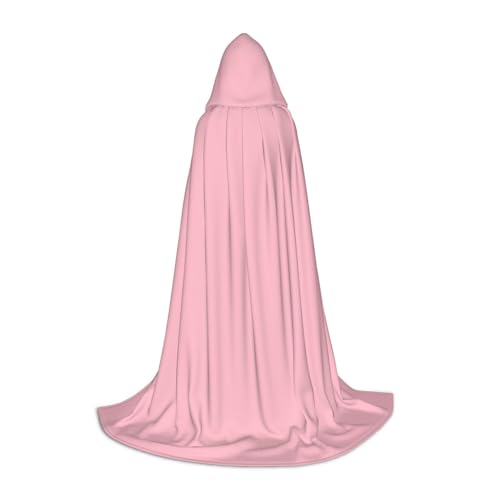 YXLymxDAMAI Natürlicher rosa Halloween-Umhang mit Kapuze – Cosplay-Umhang, Robe, Kostüm, Kapuzenuniform, Schwarz von YXLymxDAMAI