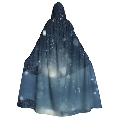 YXLymxDAMAI Unscharfer Schneeflocken-Kapuzenumhang für Damen und Herren, perfekt für Halloween, Kostümpartys, Cosplay, Schwarz, Weiß YXLymxDAMAI Unscharfer Schneeflocken-Kapuzenumhang für Damen und Herren, perfekt für Halloween, Kostümpartys, Cosplay, Schwarz, Weiß von YXLymxDAMAI
