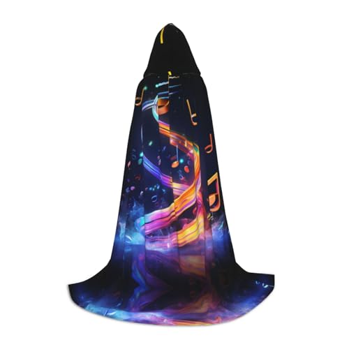 YXLymxDAMAI Wunderschöner Halloween-Umhang mit musikalischen Charakteren – Cosplay-Umhang, Robe, Kostüm, Kapuzenuniform, Schwarz YXLymxDAMAI Wunderschöner Halloween-Umhang mit musikalischen Charakteren – Cosplay-Umhang, Robe, Kostüm, Kapuzenuniform, Schwarz von YXLymxDAMAI