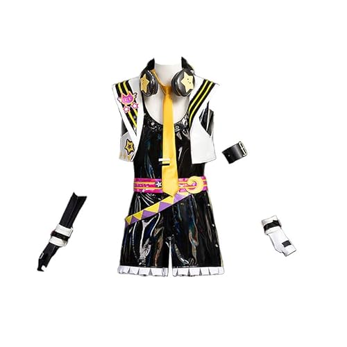 YXZCOS Kostüm Luxuriös 【Hatsune-Miku: Muse Dash x Kagamine Len】 Cosplay Kleidung Halloween Kleid Karneval Bekleidung Fasching Party Kostüme Anime Rollenspiel Outfit -XXL von YXZCOS