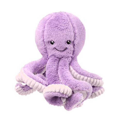 YXian Octopus Spielzeug Plüsch niedlichen Kuh Kissen Stofftier Spielzeug Begleitspielzeug für Kinder und Familie (Violett, 40cm) von YXian