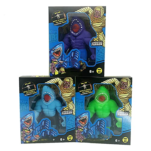 Yxian Super Stretch Tierpuppe Gummimann Monster- Schlacht hyperelastisch Gummi Spielzeug (Hai) (Hai) von Yxian