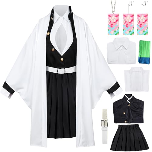 YYDSXK Nezuko Tanjirou Cosplay, Nezuko Tanjirou Kochou Shinobu Mitsuri Kostüm Set, Kimono Cape Ensemble, Geschenk für Kinder, Nezuko Tanjiro Kostüm für Karneval Halloween Weihnachten YYDSXK Nezuko Tanjirou Cosplay, Nezuko Tanjirou Kochou Shinobu Mitsuri Kostüm Set, Kimono Cape Ensemble, Geschenk für Kinder, Nezuko Tanjiro Kostüm für Karneval Halloween Weihnachten von YYDSXK
