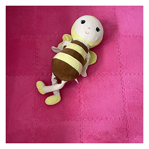 16 Stück Ineinandergreifende Plüsch-Schaumstoff-Fußmatten, Warmer Teppich, Ineinandergreifende Bodenfliesen, 30 X 30 cm Große Puzzle-Spielmatten Für Schlafzimmer, Spiel(Color:Rosenrot) von YYGDPFLSXSB