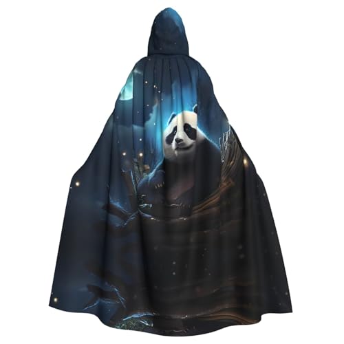 Halloween Kapuzenumhang für Erwachsene, YYHHAOFA Panda- und Mondmuster, super großer Kapuzenumhang mit Fliege Halloween Kapuzenumhang für Erwachsene, YYHHAOFA Panda- und Mondmuster, super großer Kapuzenumhang mit Fliege von YYHHAOFA