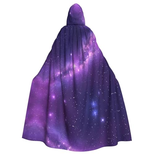 Halloween-Umhang mit Kapuze für Erwachsene, YYHHAOFA Lila, Fluss der Sterne, super großer Kapuzenumhang mit Fliege Halloween-Umhang mit Kapuze für Erwachsene, YYHHAOFA Lila, Fluss der Sterne, super großer Kapuzenumhang mit Fliege von YYHHAOFA