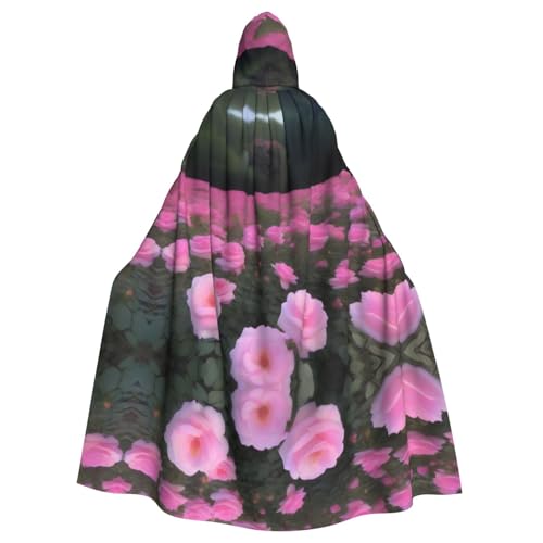YYHHAOFA Blühender Mondblumen-Druck, Halloween, Erwachsenen-Kapuzenumhang für Party, Dekoration, Cosplay, Kostüme, Bühnenmaskerade YYHHAOFA Blühender Mondblumen-Druck, Halloween, Erwachsenen-Kapuzenumhang für Party, Dekoration, Cosplay, Kostüme, Bühnenmaskerade von YYHHAOFA