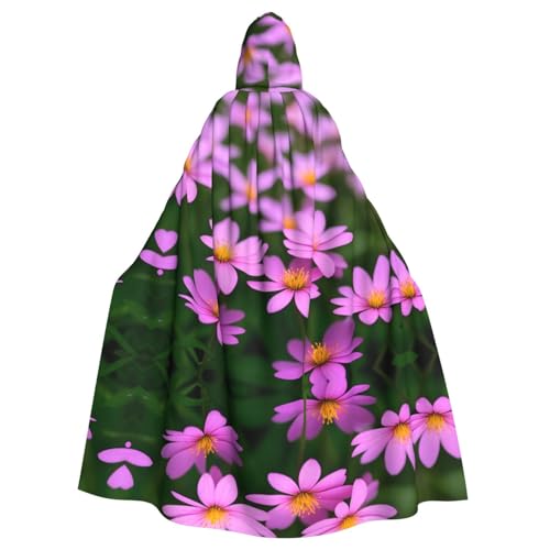 YYHHAOFA Blumen-Aufdruck, Halloween-Umhang mit Kapuze für Erwachsene, Party-Dekoration, Cosplay, Kostüme, Bühnenmaskerade YYHHAOFA Blumen-Aufdruck, Halloween-Umhang mit Kapuze für Erwachsene, Party-Dekoration, Cosplay, Kostüme, Bühnenmaskerade von YYHHAOFA