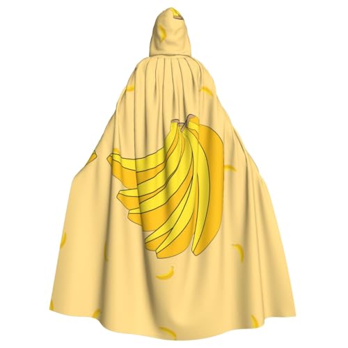 YYHHAOFA Cartoon-Bananen-Druck, Halloween-Umhang mit Kapuze für Erwachsene, Cosplay, Kostümpartys und mehr YYHHAOFA Cartoon-Bananen-Druck, Halloween-Umhang mit Kapuze für Erwachsene, Cosplay, Kostümpartys und mehr von YYHHAOFA