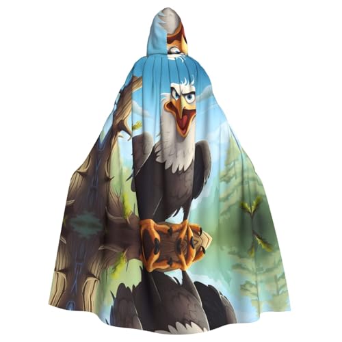 YYHHAOFA Cartoon-Geier-Druck, Halloween, Erwachsenen-Kapuzenumhang für Cosplay, Kostümpartys und mehr YYHHAOFA Cartoon-Geier-Druck, Halloween, Erwachsenen-Kapuzenumhang für Cosplay, Kostümpartys und mehr von YYHHAOFA