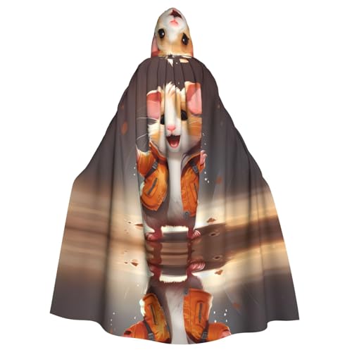 YYHHAOFA Cartoon-Hamster-Druck, Halloween, Erwachsenen-Kapuzenumhang für Cosplay, Kostümpartys und mehr YYHHAOFA Cartoon-Hamster-Druck, Halloween, Erwachsenen-Kapuzenumhang für Cosplay, Kostümpartys und mehr von YYHHAOFA