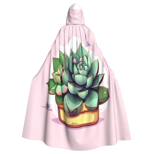 YYHHAOFA Cartoon-Sukkulenten-Druck, Halloween, Erwachsenen-Kapuzenumhang für Cosplay, Kostümpartys und mehr YYHHAOFA Cartoon-Sukkulenten-Druck, Halloween, Erwachsenen-Kapuzenumhang für Cosplay, Kostümpartys und mehr von YYHHAOFA