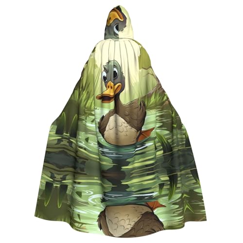 YYHHAOFA Cartoon-Wild-Enten-Druck, Halloween, Erwachsenen-Kapuzenumhang für Cosplay, Kostümpartys und mehr YYHHAOFA Cartoon-Wild-Enten-Druck, Halloween, Erwachsenen-Kapuzenumhang für Cosplay, Kostümpartys und mehr von YYHHAOFA