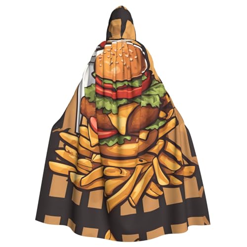 YYHHAOFA Cartoon übergroße Burger-Drucke, Halloween, Erwachsenen-Kapuzenumhang für Cosplay, Kostümpartys und mehr YYHHAOFA Cartoon übergroße Burger-Drucke, Halloween, Erwachsenen-Kapuzenumhang für Cosplay, Kostümpartys und mehr von YYHHAOFA
