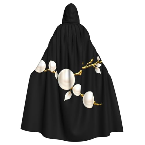 YYHHAOFA Der goldene Zweig ist mit Perlendruck bedeckt, Halloween-Umhang mit Kapuze, kein Reißverschluss, bequem für Kostümpartys YYHHAOFA Der goldene Zweig ist mit Perlendruck bedeckt, Halloween-Umhang mit Kapuze, kein Reißverschluss, bequem für Kostümpartys von YYHHAOFA