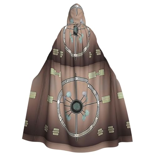 YYHHAOFA Dopamine Kreisdruck Halloween Erwachsene Kapuzenumhang ohne Reißverschluss, bequem für Kostümpartys YYHHAOFA Dopamine Kreisdruck Halloween Erwachsene Kapuzenumhang ohne Reißverschluss, bequem für Kostümpartys von YYHHAOFA