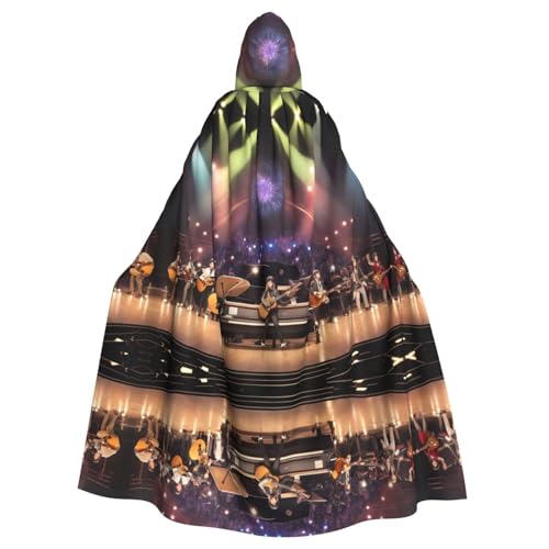 YYHHAOFA Ein musikalischer Abend-Druck, Halloween-Umhang mit Kapuze für Erwachsene, Party-Dekoration, Cosplay, Kostüme, Bühnenmaskerade YYHHAOFA Ein musikalischer Abend-Druck, Halloween-Umhang mit Kapuze für Erwachsene, Party-Dekoration, Cosplay, Kostüme, Bühnenmaskerade von YYHHAOFA