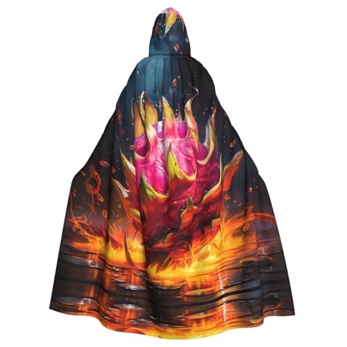 YYHHAOFA Flamme Dragonfruit Prints Halloween Erwachsene Kapuzenumhang für Cosplay, Kostümpartys und mehr YYHHAOFA Flamme Dragonfruit Prints Halloween Erwachsene Kapuzenumhang für Cosplay, Kostümpartys und mehr von YYHHAOFA