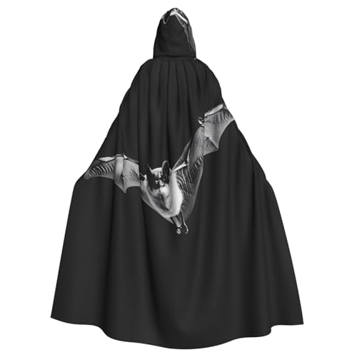 YYHHAOFA Fledermäuse im Himmel, bedruckt, Halloween, Erwachsenen-Kapuzenumhang für Party, Dekoration, Cosplay, Kostüme, Bühnenmaskerade YYHHAOFA Fledermäuse im Himmel, bedruckt, Halloween, Erwachsenen-Kapuzenumhang für Party, Dekoration, Cosplay, Kostüme, Bühnenmaskerade von YYHHAOFA