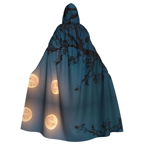 YYHHAOFA Full Moon High In The Sky Prints Halloween Adult Hooded Cloak for Party Decoration Cosplay Costumes Stage Maskerade YYHHAOFA Full Moon High In The Sky Prints Halloween Adult Hooded Cloak for Party Decoration Cosplay Costumes Stage Maskerade von YYHHAOFA