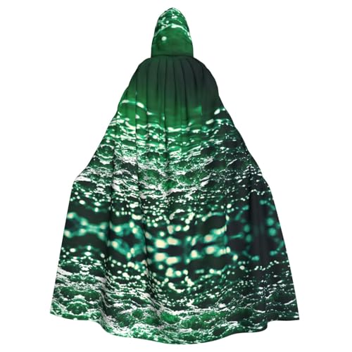 YYHHAOFA Generated Water Prints Halloween Erwachsene Kapuzenumhang für Party Dekoration Cosplay Kostüme Bühne Maskerade von YYHHAOFA