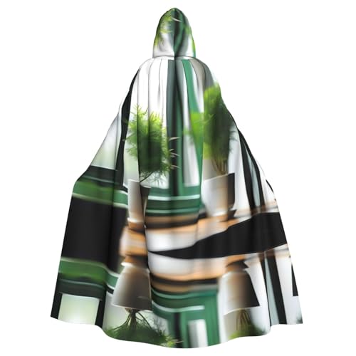 YYHHAOFA Grüne Pflanzen in Fron Prints Halloween Erwachsene Kapuzenumhang für Party Dekoration Cosplay Kostüme Bühne Maskerade YYHHAOFA Grüne Pflanzen in Fron Prints Halloween Erwachsene Kapuzenumhang für Party Dekoration Cosplay Kostüme Bühne Maskerade von YYHHAOFA