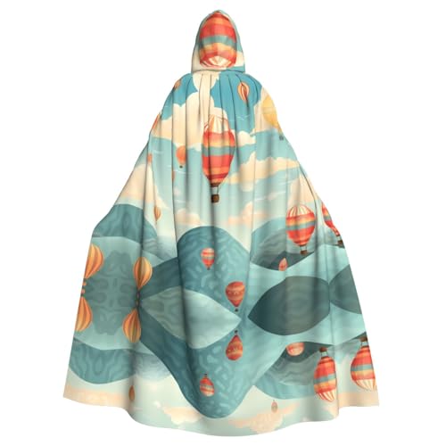 YYHHAOFA Heißluftballon-Druck, Halloween, Erwachsenen-Kapuzenumhang für Cosplay, Kostümpartys und mehr YYHHAOFA Heißluftballon-Druck, Halloween, Erwachsenen-Kapuzenumhang für Cosplay, Kostümpartys und mehr von YYHHAOFA