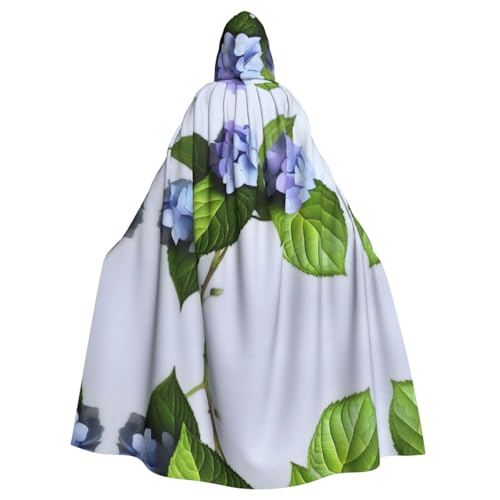 YYHHAOFA Hortensien-Druck Halloween Erwachsene Kapuzenumhang für Party Dekoration Cosplay Kostüme Bühne Maskerade YYHHAOFA Hortensien-Druck Halloween Erwachsene Kapuzenumhang für Party Dekoration Cosplay Kostüme Bühne Maskerade von YYHHAOFA