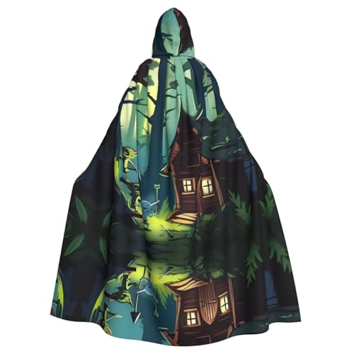 YYHHAOFA Jubelnder Zwergdruck Halloween Erwachsene Kapuzenumhang für Party Dekoration Cosplay Kostüme Bühne Maskerade YYHHAOFA Jubelnder Zwergdruck Halloween Erwachsene Kapuzenumhang für Party Dekoration Cosplay Kostüme Bühne Maskerade von YYHHAOFA