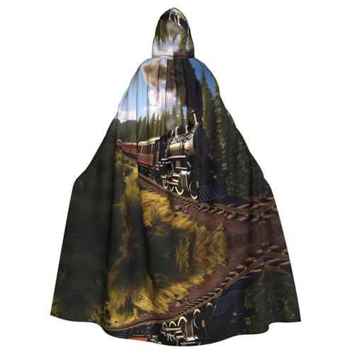 YYHHAOFA Kapuzenumhang mit Dampfzug für Halloween, Erwachsene, für Cosplay, Kostümpartys und mehr YYHHAOFA Kapuzenumhang mit Dampfzug für Halloween, Erwachsene, für Cosplay, Kostümpartys und mehr von YYHHAOFA