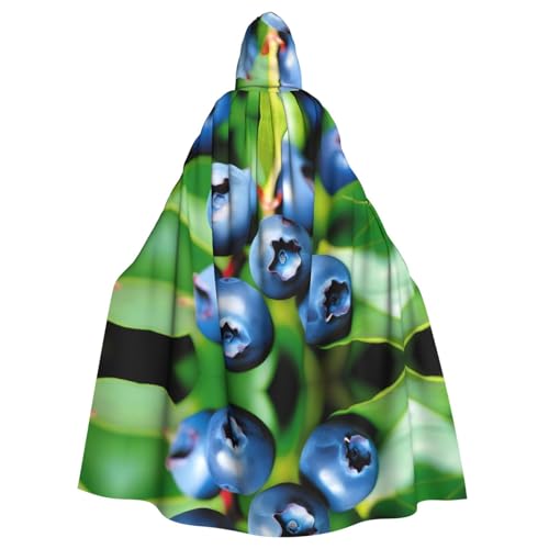 YYHHAOFA Kapuzenumhang mit Früchten, Heidelbeeren, Halloween, Erwachsene, Party-Dekoration, Cosplay, Kostüme, Bühnenmaskerade YYHHAOFA Kapuzenumhang mit Früchten, Heidelbeeren, Halloween, Erwachsene, Party-Dekoration, Cosplay, Kostüme, Bühnenmaskerade von YYHHAOFA