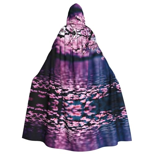 YYHHAOFA Kapuzenumhang mit Kirschblütenmotiv, für Halloween, Erwachsene, Party-Dekoration, Cosplay, Kostüme, Bühnenmaskerade YYHHAOFA Kapuzenumhang mit Kirschblütenmotiv, für Halloween, Erwachsene, Party-Dekoration, Cosplay, Kostüme, Bühnenmaskerade von YYHHAOFA