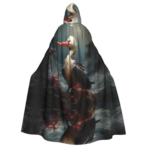 YYHHAOFA Kapuzenumhang mit Seevögel-Aufdruck, Halloween, Erwachsene, für Cosplay, Kostümpartys und mehr YYHHAOFA Kapuzenumhang mit Seevögel-Aufdruck, Halloween, Erwachsene, für Cosplay, Kostümpartys und mehr von YYHHAOFA