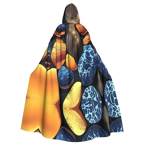 YYHHAOFA Kapuzenumhang mit gelben Kieselsteinen, für Halloween, Erwachsene, Party-Dekoration, Cosplay, Kostüme, Bühnenmaskerade YYHHAOFA Kapuzenumhang mit gelben Kieselsteinen, für Halloween, Erwachsene, Party-Dekoration, Cosplay, Kostüme, Bühnenmaskerade von YYHHAOFA