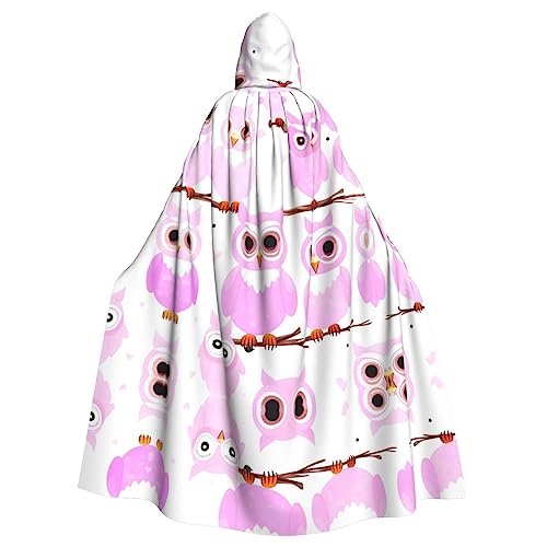 YYHHAOFA Kapuzenumhang mit niedlichem Eulen-Druck, Halloween, Erwachsene, für Cosplay, Kostümpartys und mehr YYHHAOFA Kapuzenumhang mit niedlichem Eulen-Druck, Halloween, Erwachsene, für Cosplay, Kostümpartys und mehr von YYHHAOFA