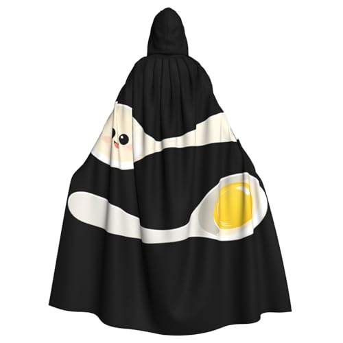 YYHHAOFA Kapuzenumhang mit süßem kleinen Löffelmuster, Halloween, Erwachsene, für Herren und Damen, Mantel, Rollenspiel YYHHAOFA Kapuzenumhang mit süßem kleinen Löffelmuster, Halloween, Erwachsene, für Herren und Damen, Mantel, Rollenspiel von YYHHAOFA
