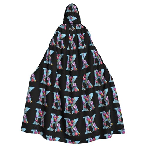 YYHHAOFA Kreativer Buchstaben-Druck, Halloween, Erwachsenen-Kapuzenumhang, ohne Reißverschluss, bequem für Kostümpartys YYHHAOFA Kreativer Buchstaben-Druck, Halloween, Erwachsenen-Kapuzenumhang, ohne Reißverschluss, bequem für Kostümpartys von YYHHAOFA