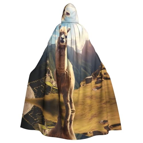 YYHHAOFA Lama Prints Halloween Erwachsene Kapuzenumhang für Cosplay, Kostümpartys und mehr YYHHAOFA Lama Prints Halloween Erwachsene Kapuzenumhang für Cosplay, Kostümpartys und mehr von YYHHAOFA