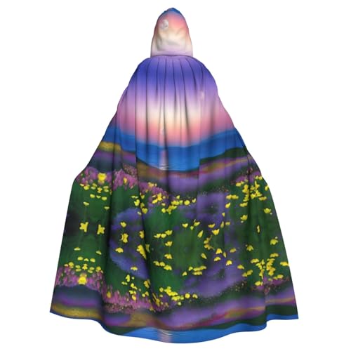 YYHHAOFA Moonrise Kapuzenumhang mit Blumenmotiv und Meer, für Halloween, Erwachsene, Party-Dekoration, Cosplay, Kostüme, Bühnenmaskerade YYHHAOFA Moonrise Kapuzenumhang mit Blumenmotiv und Meer, für Halloween, Erwachsene, Party-Dekoration, Cosplay, Kostüme, Bühnenmaskerade von YYHHAOFA