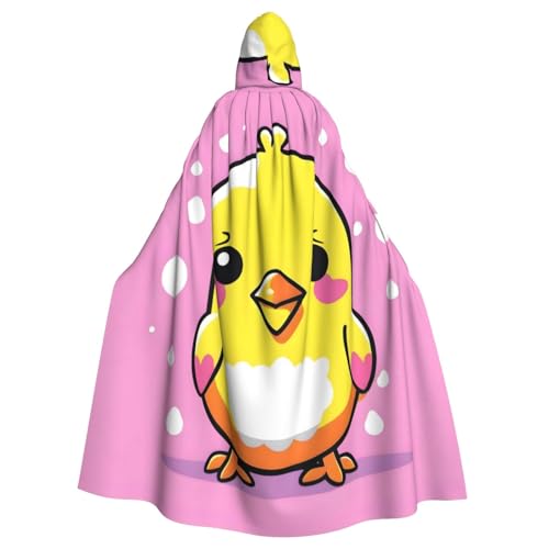 YYHHAOFA Niedlicher Kawaii-Küken-Druck, Halloween, Erwachsenen-Kapuzenumhang für Party, Dekoration, Cosplay, Kostüme, Bühnenmaskerade YYHHAOFA Niedlicher Kawaii-Küken-Druck, Halloween, Erwachsenen-Kapuzenumhang für Party, Dekoration, Cosplay, Kostüme, Bühnenmaskerade von YYHHAOFA