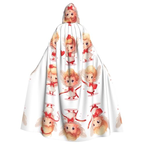 YYHHAOFA Niedlicher kleiner Engel-Druck, Halloween-Umhang mit Kapuze für Erwachsene, Cosplay, Kostümpartys und mehr YYHHAOFA Niedlicher kleiner Engel-Druck, Halloween-Umhang mit Kapuze für Erwachsene, Cosplay, Kostümpartys und mehr von YYHHAOFA