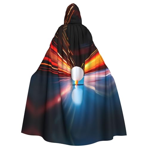 YYHHAOFA Pingpong Prints Halloween Erwachsene Kapuzenumhang für Cosplay, Kostümpartys und mehr von YYHHAOFA