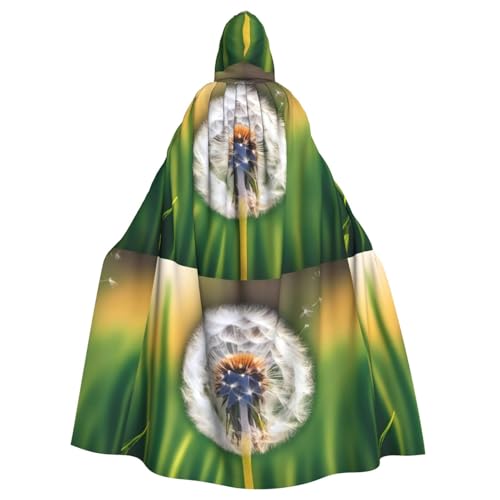YYHHAOFA Pusteblume im Wind Druck Halloween Erwachsene Kapuzenumhang für Party Dekoration Cosplay Kostüme Bühne Maskerade YYHHAOFA Pusteblume im Wind Druck Halloween Erwachsene Kapuzenumhang für Party Dekoration Cosplay Kostüme Bühne Maskerade von YYHHAOFA