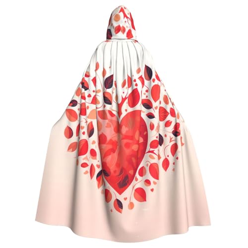 YYHHAOFA Roter Herz-Aufdruck, Halloween, Erwachsenen-Kapuzenumhang für Cosplay, Kostümpartys und mehr YYHHAOFA Roter Herz-Aufdruck, Halloween, Erwachsenen-Kapuzenumhang für Cosplay, Kostümpartys und mehr von YYHHAOFA