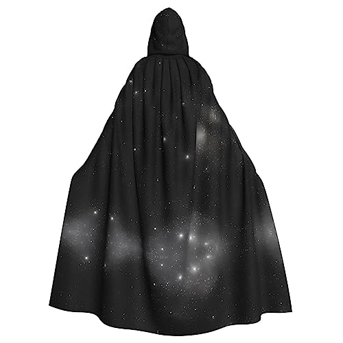 YYHHAOFA Schwarz-weißer Galaxie-Druck, Halloween, Erwachsenen-Kapuzenumhang für Cosplay, Kostümpartys und mehr YYHHAOFA Schwarz-weißer Galaxie-Druck, Halloween, Erwachsenen-Kapuzenumhang für Cosplay, Kostümpartys und mehr von YYHHAOFA